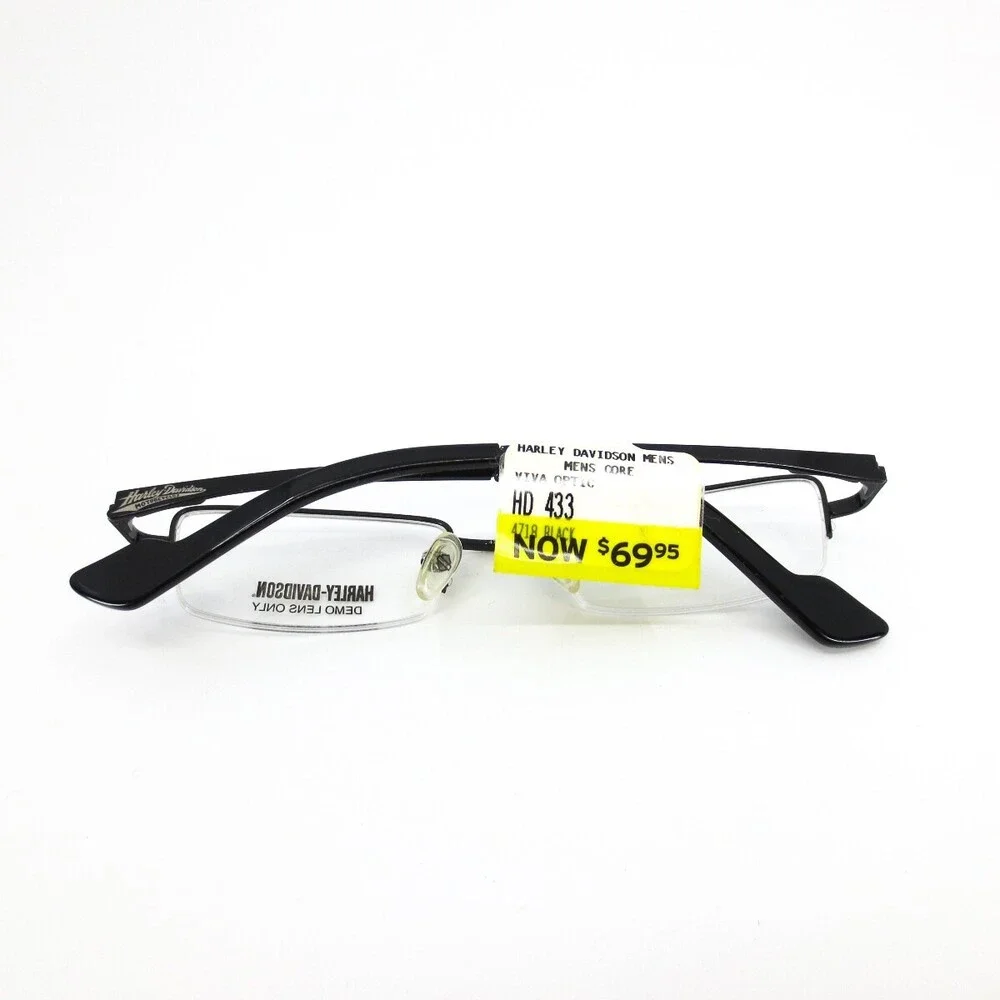 Harley-Davidson Kids Eyeglasses Frames HD 433 Blk black Rectangular 47-18-130